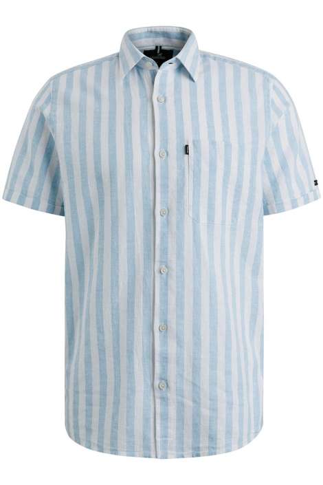 Vanguard short sleeve shirt linen cotton bl